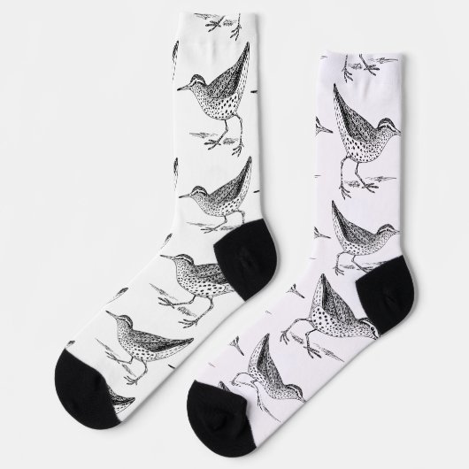 Chaussette Bécasseau Oiseau de Rivage Thunder_Cove (Gauche)