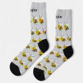 Chaussette Bee Design Personalised (Gauche)