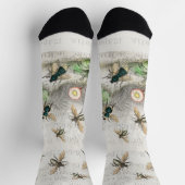 Chaussette Bee Honey Travailleur Queen Bees Antique (Haut)