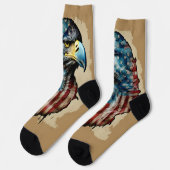 Chaussette Bel Aigle Américain Drapeau USA (Gauche)