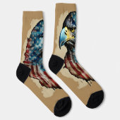 Chaussette Bel Aigle Américain Drapeau USA (Droite)