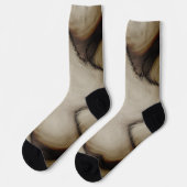 Chaussette Belle abstraction laisse une impression durable (Gauche)
