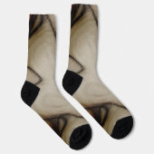 Chaussette Belle abstraction laisse une impression durable (Droite)