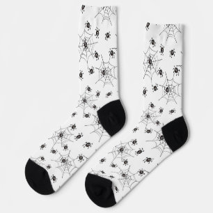 Chaussette Belle araignée Éffrayante et Webs Halloween