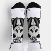 Chaussette Belle Noire & Blanc Panda Doux (Haut)