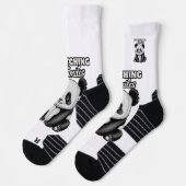 Chaussette Belle Noire & Blanc Panda Doux (Gauche)