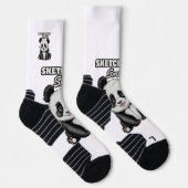 Chaussette Belle Noire & Blanc Panda Doux (Droite)