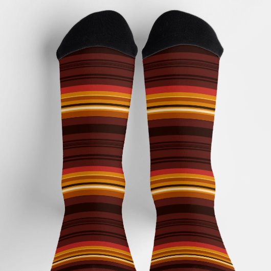 Chaussette Belle rayures vintages lancer oreiller (Haut)