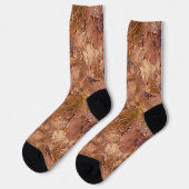 Chaussette Belle texture Brown fissurée (Gauche)