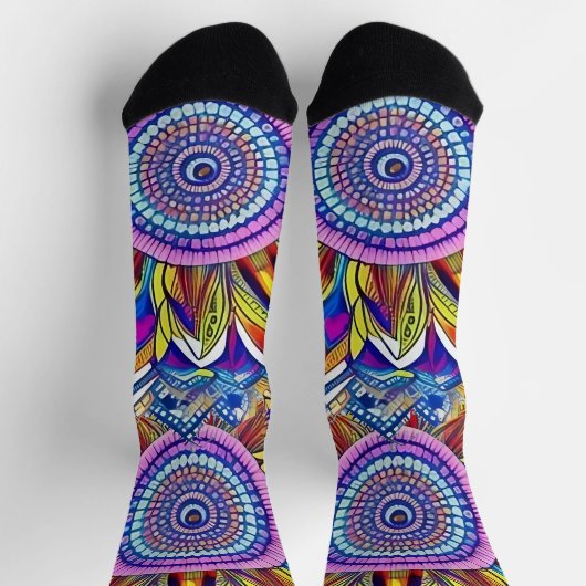 Chaussette Belles Chaussettes Mandala (Haut)