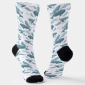 Chaussette Beluga Whale Socks  Whale Art Socks Customize (Angulaire)