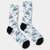 Chaussette Beluga Whale Socks  Whale Art Socks Customize (Droite)