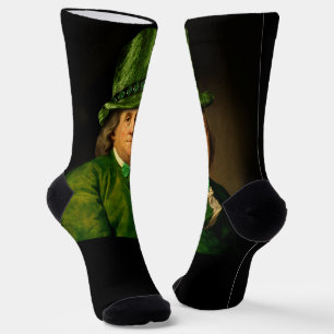 Chaussette Benjamin Franklin Clover Saint-Patrick