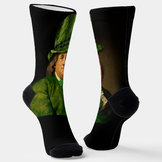 Chaussette Benjamin Franklin Clover Saint-Patrick (Angulaire)