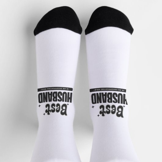Chaussette BEST HUSBAND in an Unsupporting Role- (Haut)