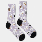 Chaussette Bichon Frise Bones and Paws Chaussettes (Droite)