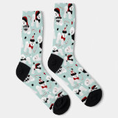 Chaussette Bichon Frise Christmas (Droite)