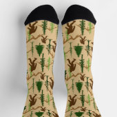 Chaussette Bigfoot Hunting Novelty Camping (Haut)