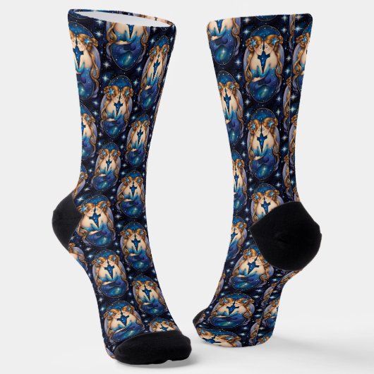 Chaussette Bijoux Galaxy Zodiac Gemini (Angulaire)