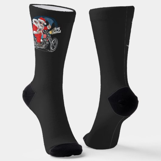 Chaussette Biker Père Noël (Angulaire)
