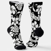 CHAUSSETTE BIKINI ROSE (NOIR) (Angulaire)