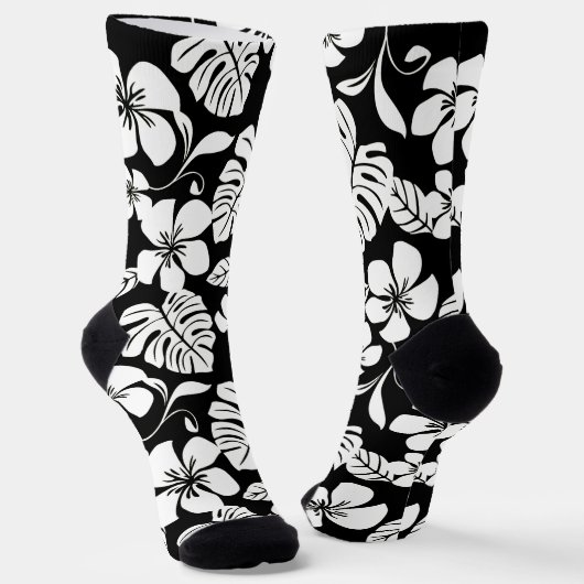 CHAUSSETTE BIKINI ROSE (NOIR) (Angulaire)