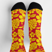 CHAUSSETTE BIKINI ROSE (ROUGE/OR) (Haut)