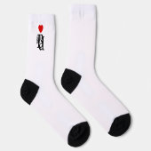 Chaussette Billidwalls Unisex Chaussettes Tendance Abstraite (Droite)