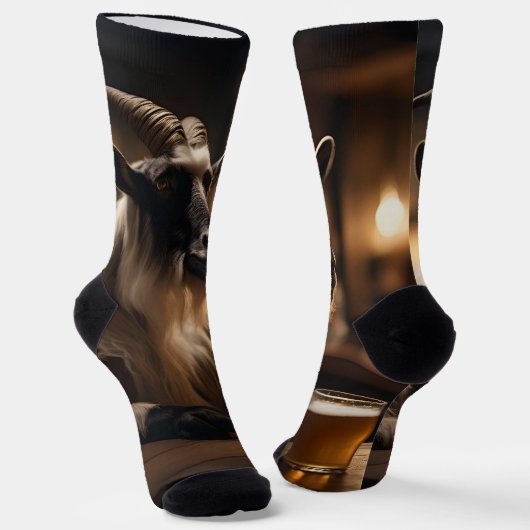 Chaussette Billy the Kid : Une chèvre entre dans un bar, (Angulaire)