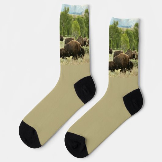 Chaussette Bison du Wyoming (Gauche)