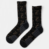 Chaussette Black And Gold Coffee Love (Gauche)