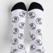 Chaussette Black and White Toucan Doodle Crew Socks (Haut)