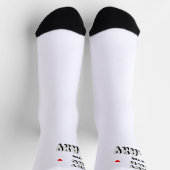 Chaussette Black Blanc Meilleur Papa Dans Les Chaussettes Gal (Haut)