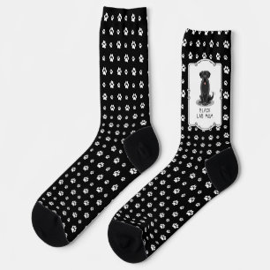 Chaussette Black Lab Mom (Labrador Retriever Mom) mignonne ch