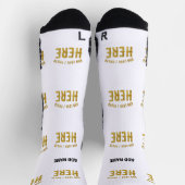 CHAUSSETTE BLANC PERSONNALISABLE MODERNE DE MARQUE VÉRIFIÉ ST (Haut)