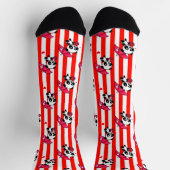 Chaussette Blancs rouges mignons (Haut)