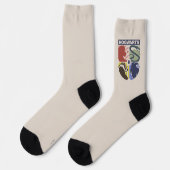 Chaussette Blason timbré HOGWARTS™ vintage (Gauche)