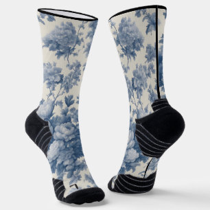 Chaussette Bleu classique sur Chaussettes d'équipage en toile