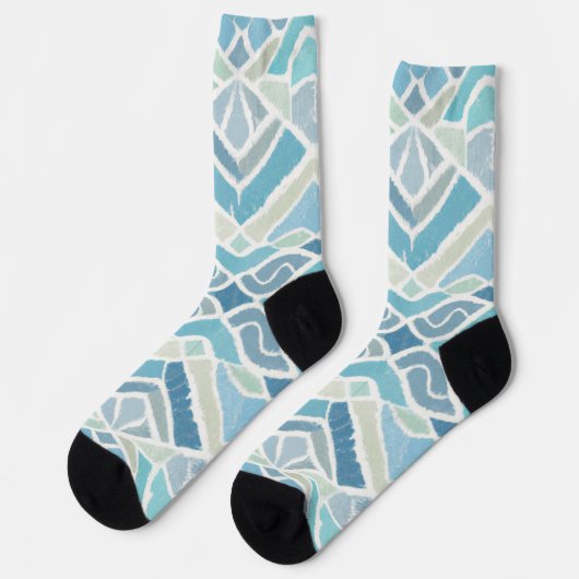 Chaussette Bleu côtier/plage/nautique (Gauche)