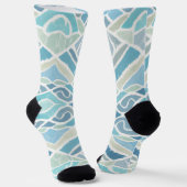 Chaussette Bleu côtier/plage/nautique (Angulaire)