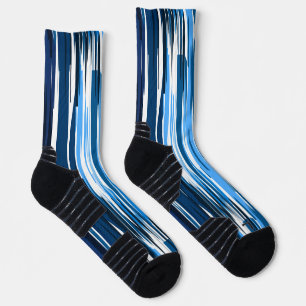 Chaussette Bleu et blanc