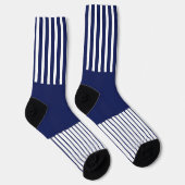 Chaussette Bleu et blanc (Droite)