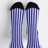 Chaussette Bleu Et Blanc De Cobalt (Haut)