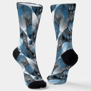 Chaussette Bleu et gris. Résumé. Chaussettes