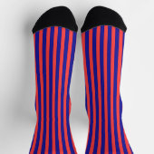 Chaussette Bleu Et Rouge (Haut)