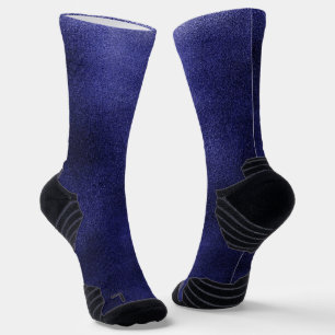 Chaussette Bleu faux design