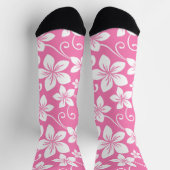 CHAUSSETTE BLEU HAWAII (ROSE DE BUBBLEGUM) (Haut)