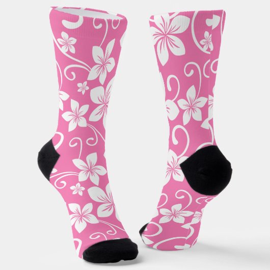 CHAUSSETTE BLEU HAWAII (ROSE DE BUBBLEGUM) (Angulaire)
