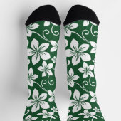 CHAUSSETTE BLEU HAWAII (VERT FORESTIER) (Haut)