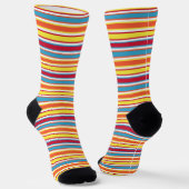 Chaussette Bleu, Jaune, Rouge, Blanc (Angulaire)